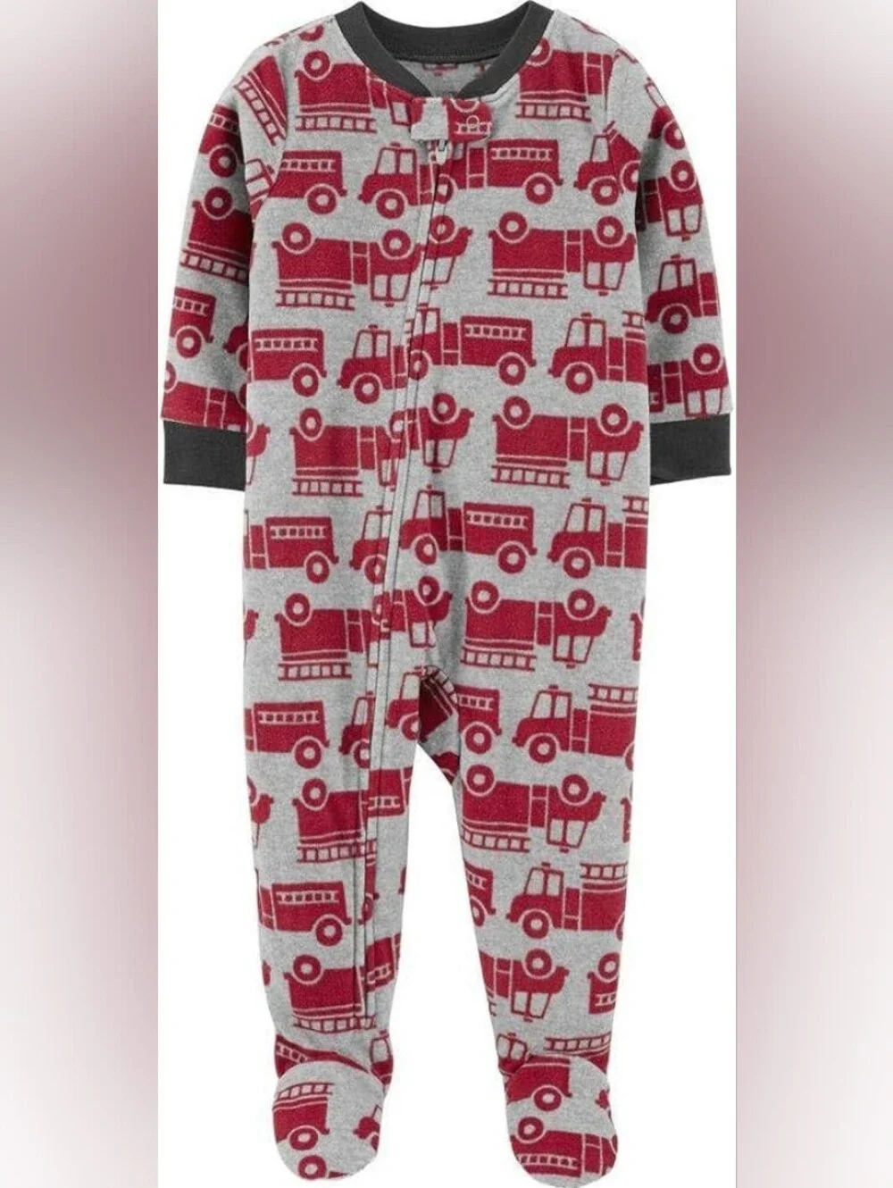 NWT Carter's Red Firetruck Footed One-Piece for Kids